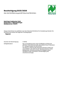 Naturland Zertifikat (pdf)